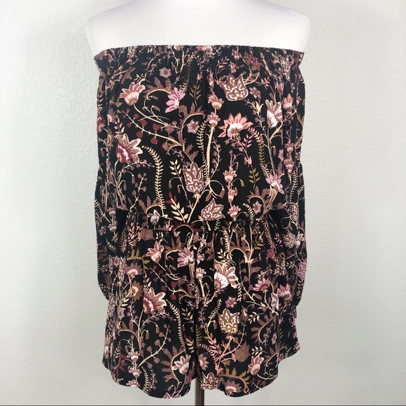 NWT Free People Black Combo romper. Size XS - Picture 3 of 10